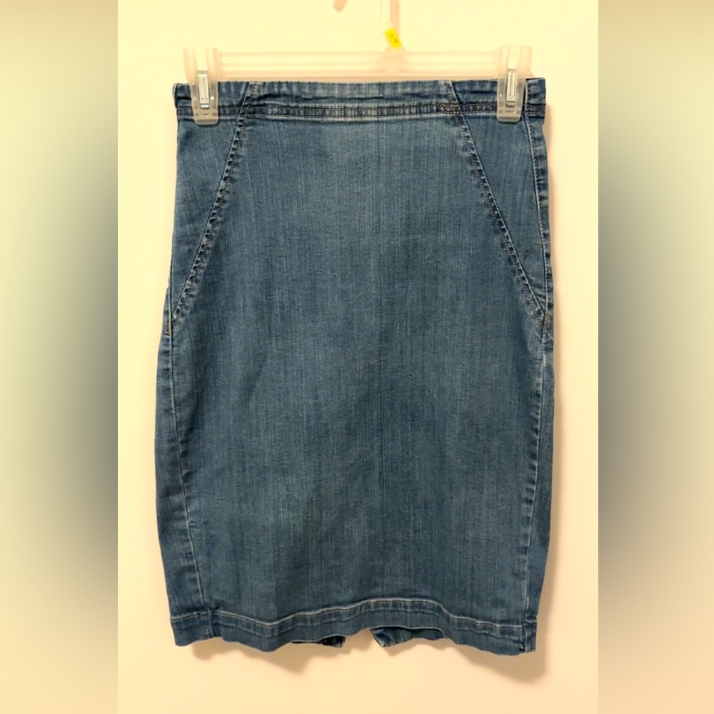 Denim Pencil Skirt
